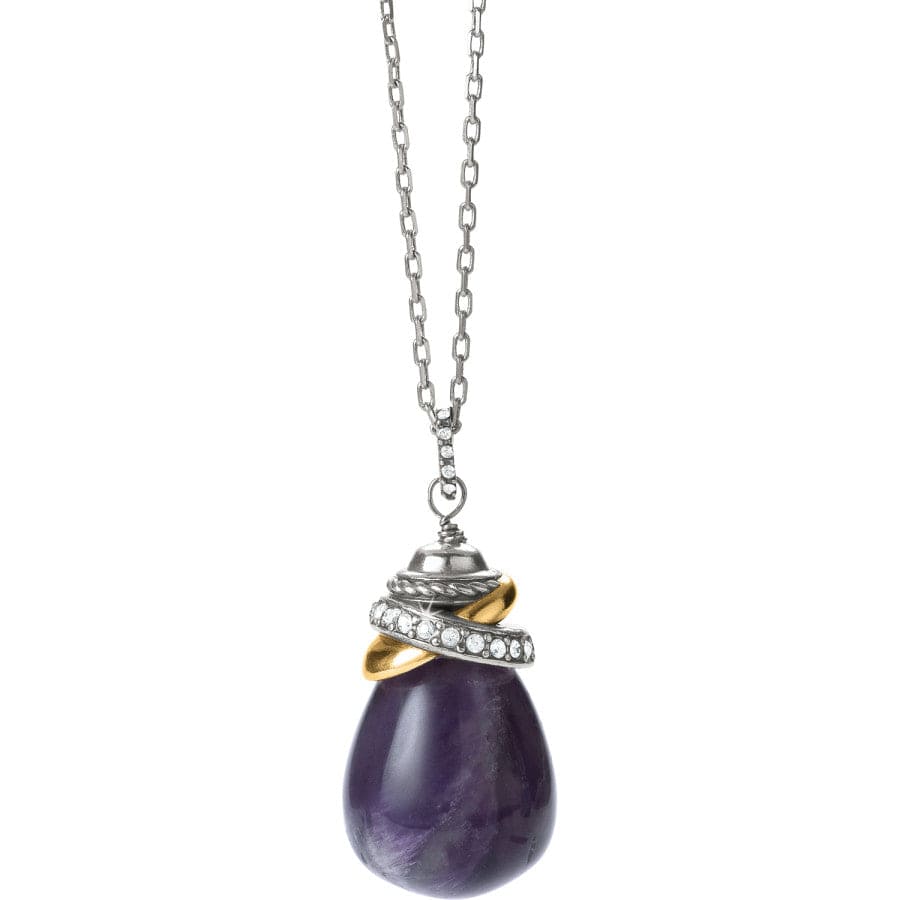 Neptune's Rings Amethyst Pendant Necklace purple 1