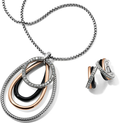 Neptune's Rings Black Necklace Gift Set