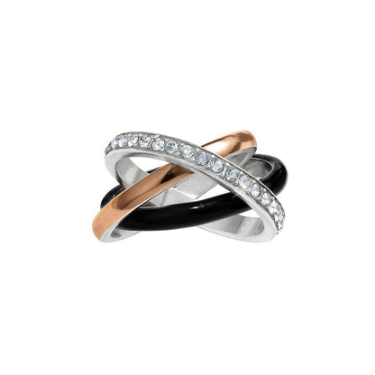 Neptune's Rings Black Trio Ring