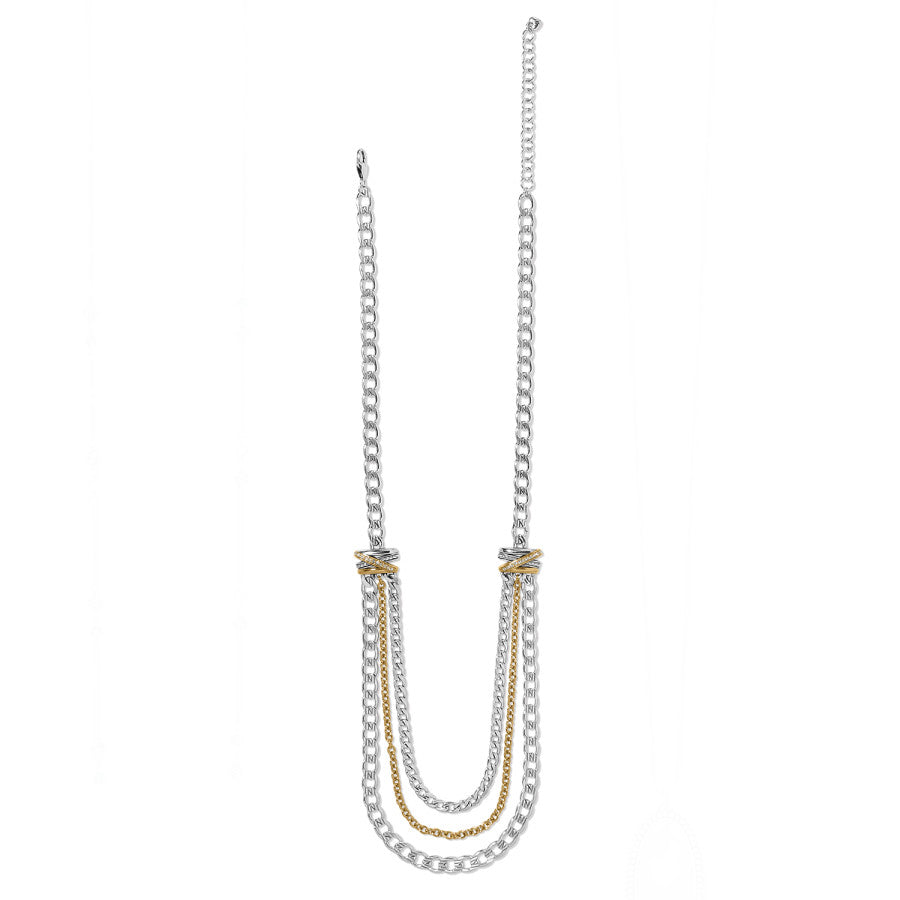 Neptune's Rings Multiple Row Chain Necklace