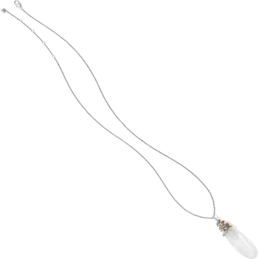 Neptune's Rings Pyramid Crystal Necklace