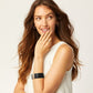 Neptune's Rings Wide Leather Bracelet