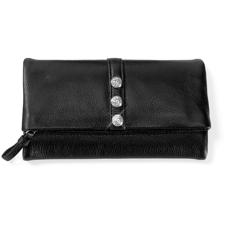 Nolita Shimmer Large Wallet black 1