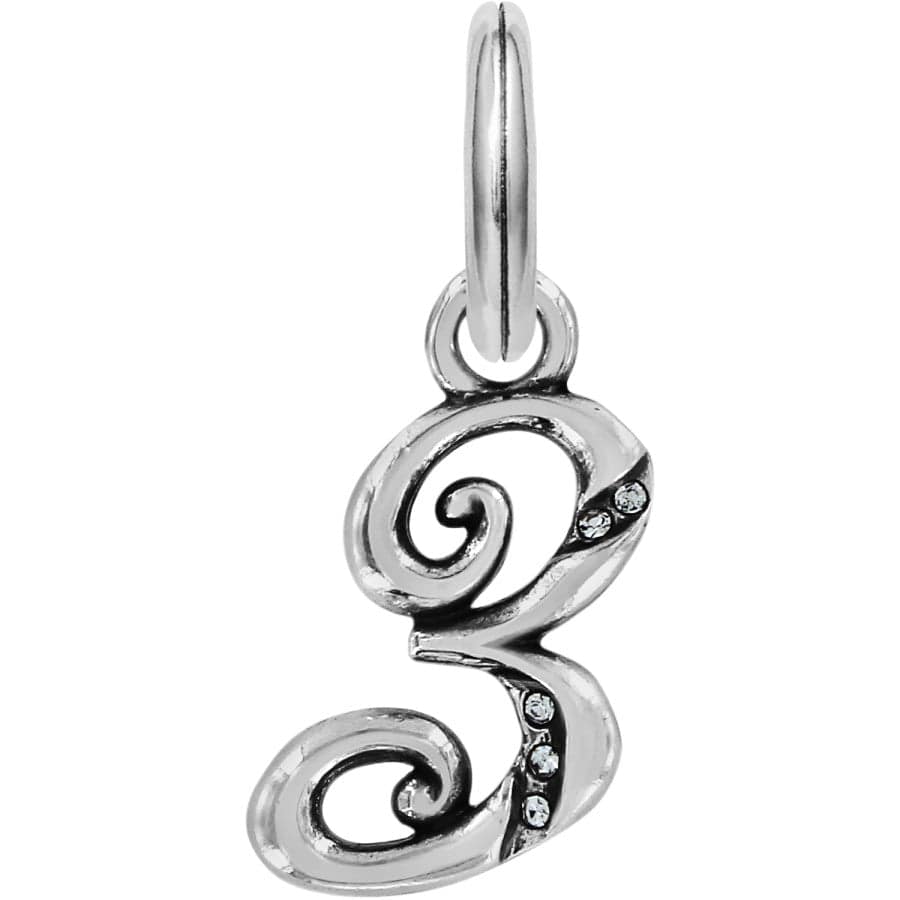 Number Charm silver 7