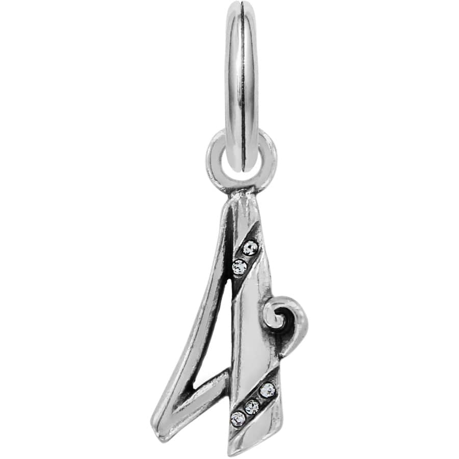 Number Charm silver 9