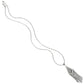 Pebble Disc Convertible Fringe Necklace