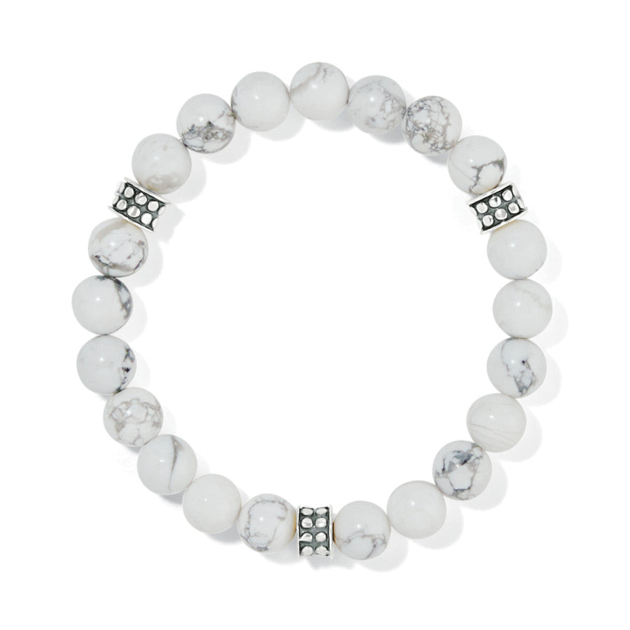 Pebble Dot Dream Stretch Bracelet silver-white 1