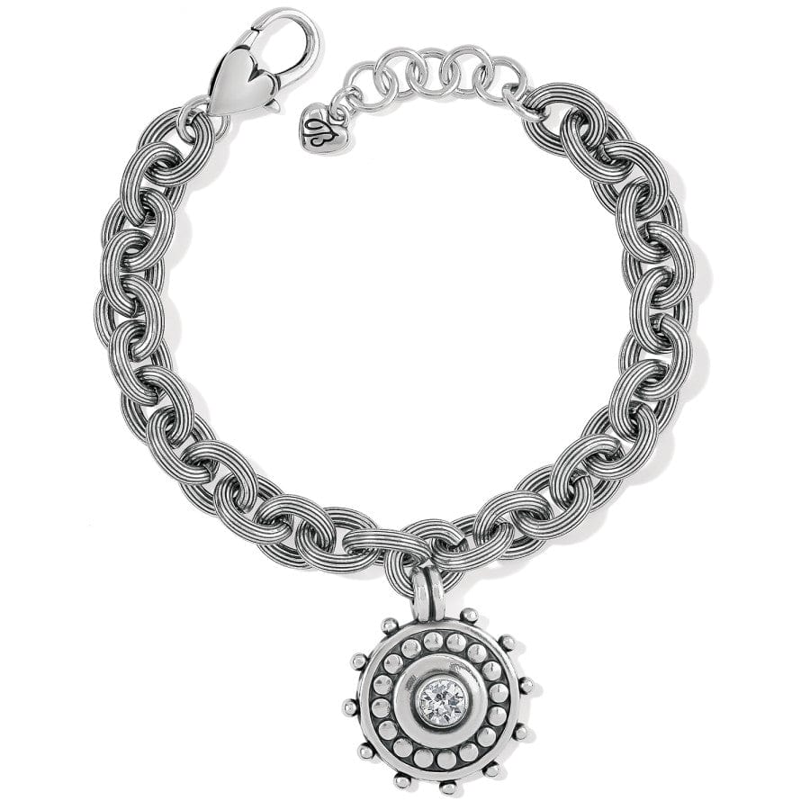 Pebble Dot Medali Chain Bracelet silver 3