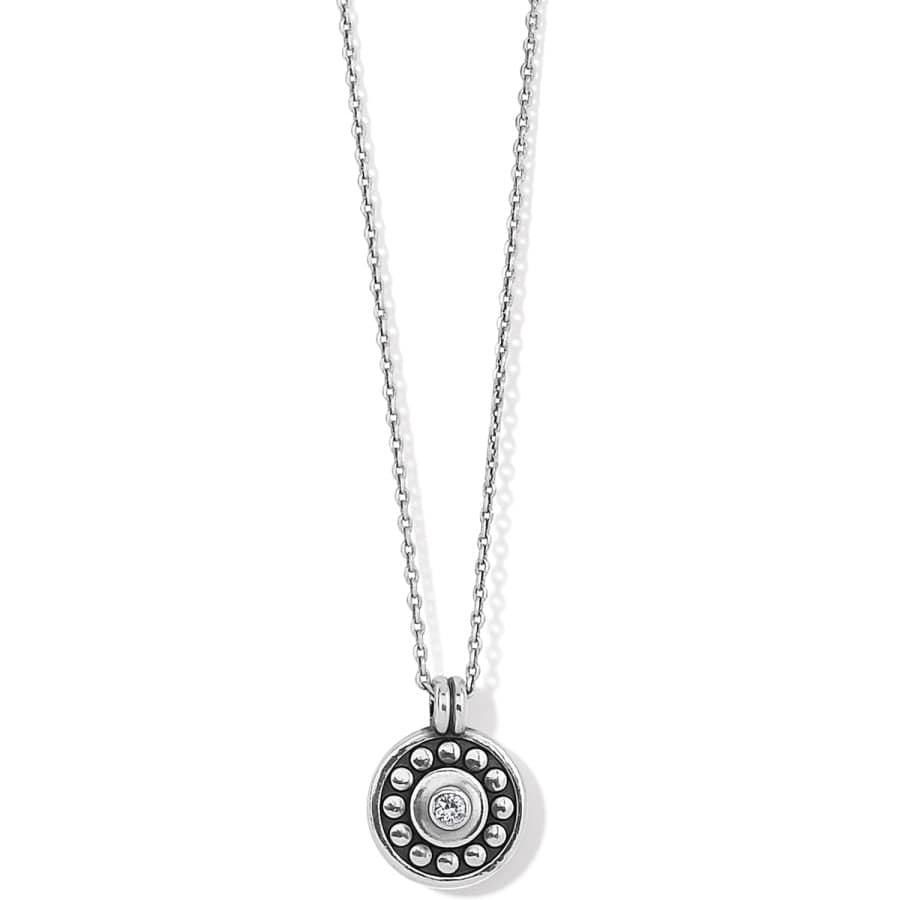 Pebble Dot Medali Petite Reversible Necklace april-crystal 29