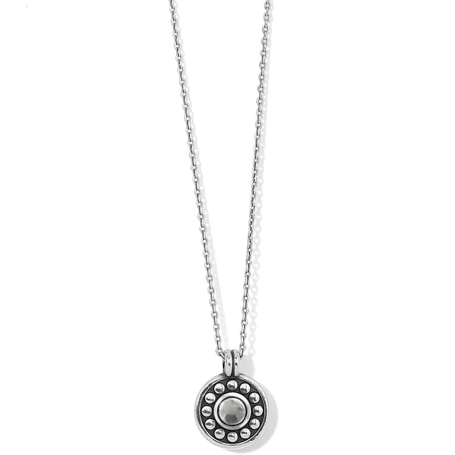 Pebble Dot Medali Petite Reversible Necklace april-crystal 30