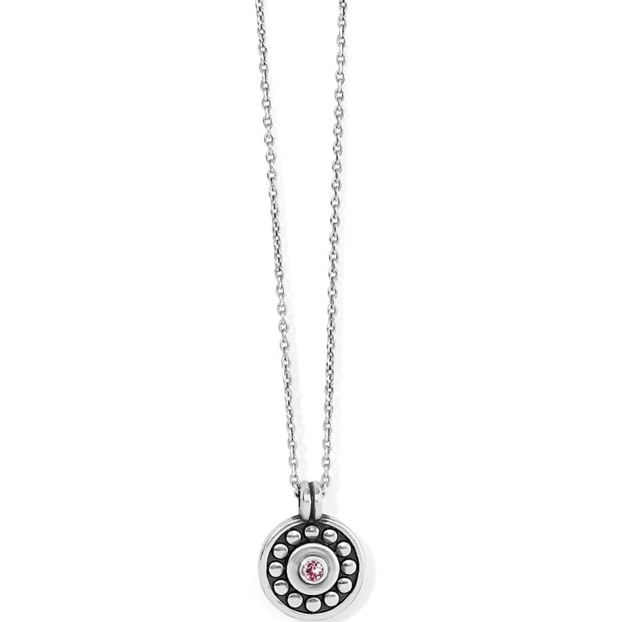 Pebble Dot Medali Petite Reversible Necklace october-light-rose 6