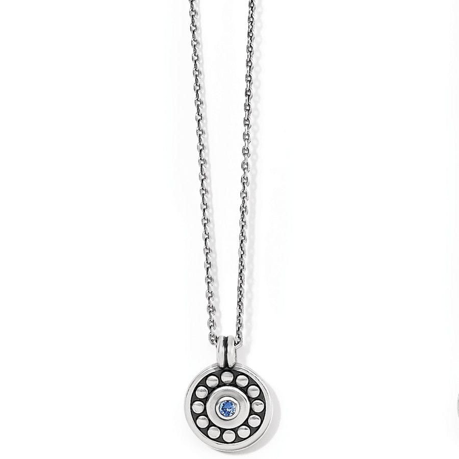 Pebble Dot Medali Petite Reversible Necklace september-sapphire 37