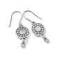 Pebble Dot Medali Reversible French Wire Earrings