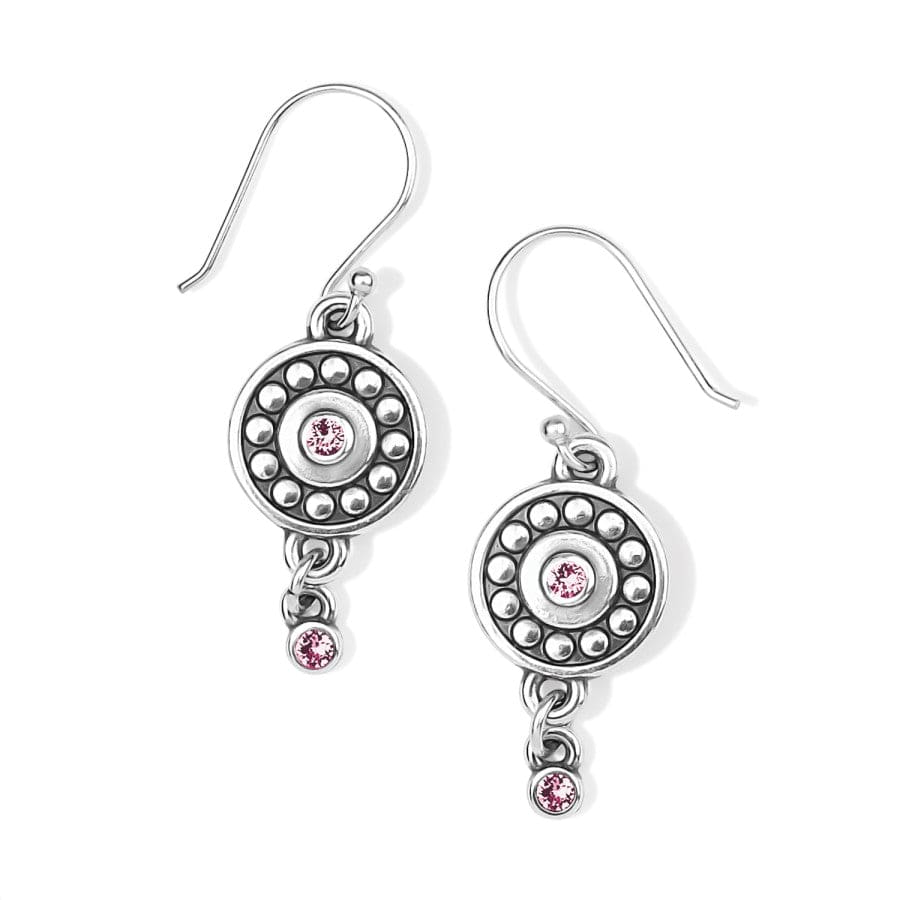 Pebble Dot Medali Reversible French Wire Earrings october-light-rose 17