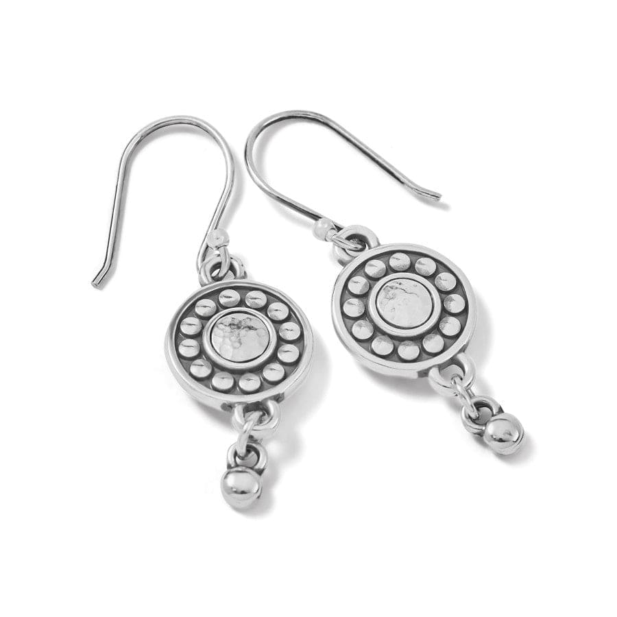 Pebble Dot Medali Reversible French Wire Earrings september-sapphire 16
