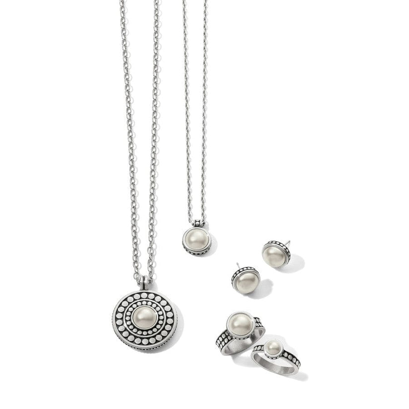 Brighton - Women's Pebble Dot Medali Reversible Collar Necklace