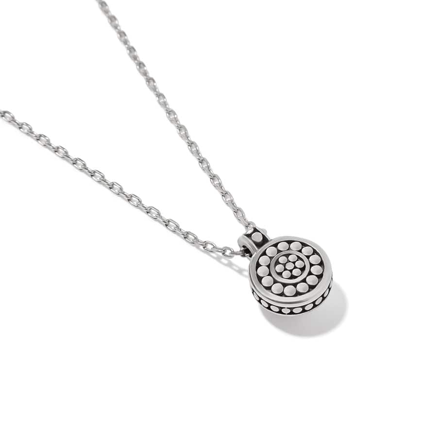 Pebble Dot Pearl Short Necklace silver-pearl 4