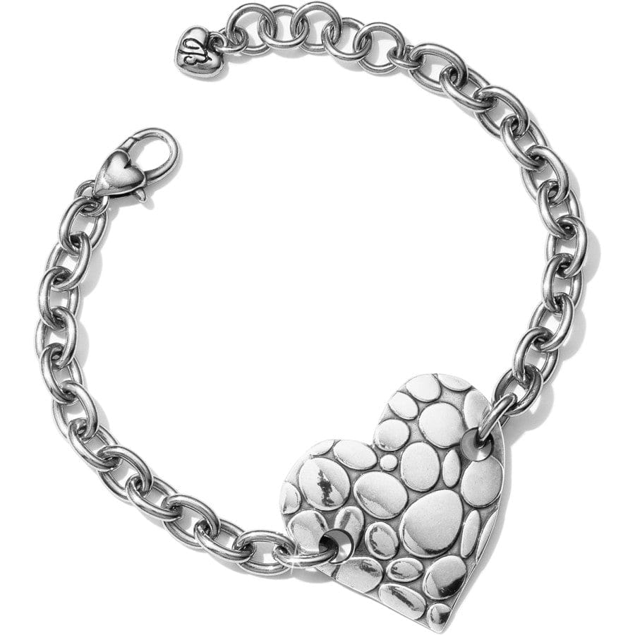 Pebble Heart Jewelry Gift Set silver 2