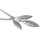 Pebble Leaf Convertible Trio Necklace
