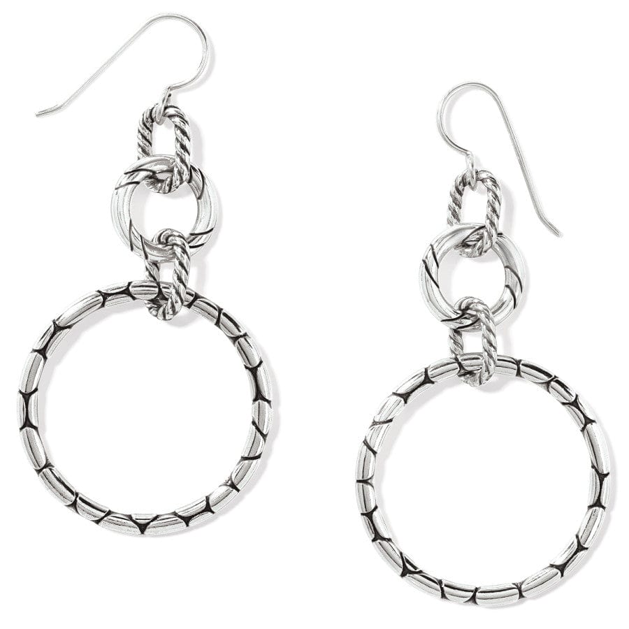 Pebble Rings French Wire Earrings silver 1