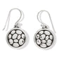 Pebble Round Reversible French Wire Earrings