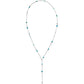 Pebble Turquoise And Pearl Convertible Y Necklace