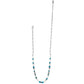 Pebble Turquoise And Pearl Necklace