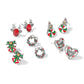 Peppermint Frost Post Earrings