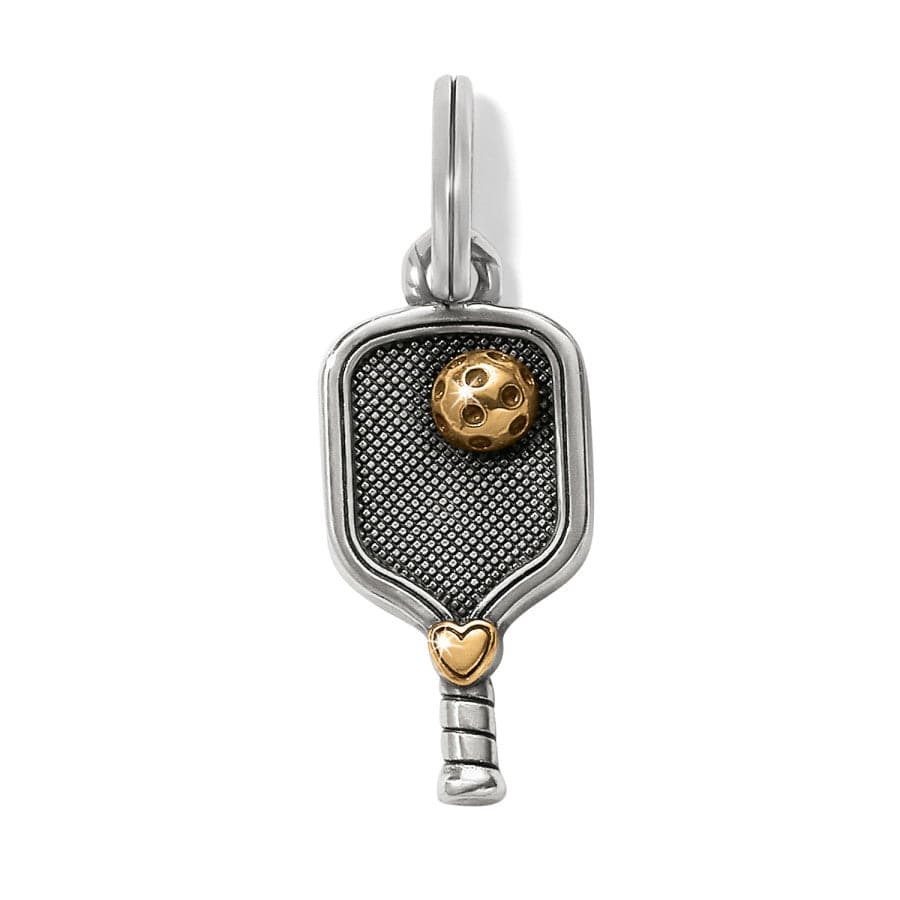 Pickle Ball Charm silver-gold 1