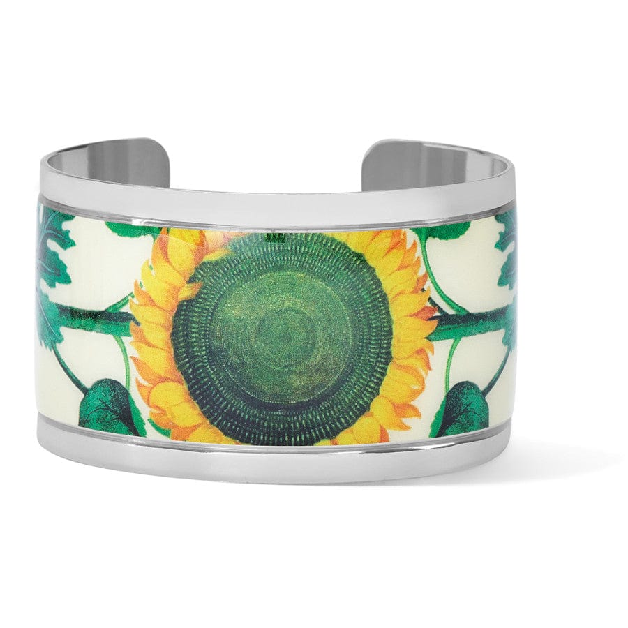 Pop Appeal Sunflower Cuff Bracelet silver-multi 1