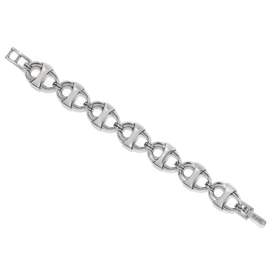 Portofino Link Reversible Large Bracelet silver-black 2