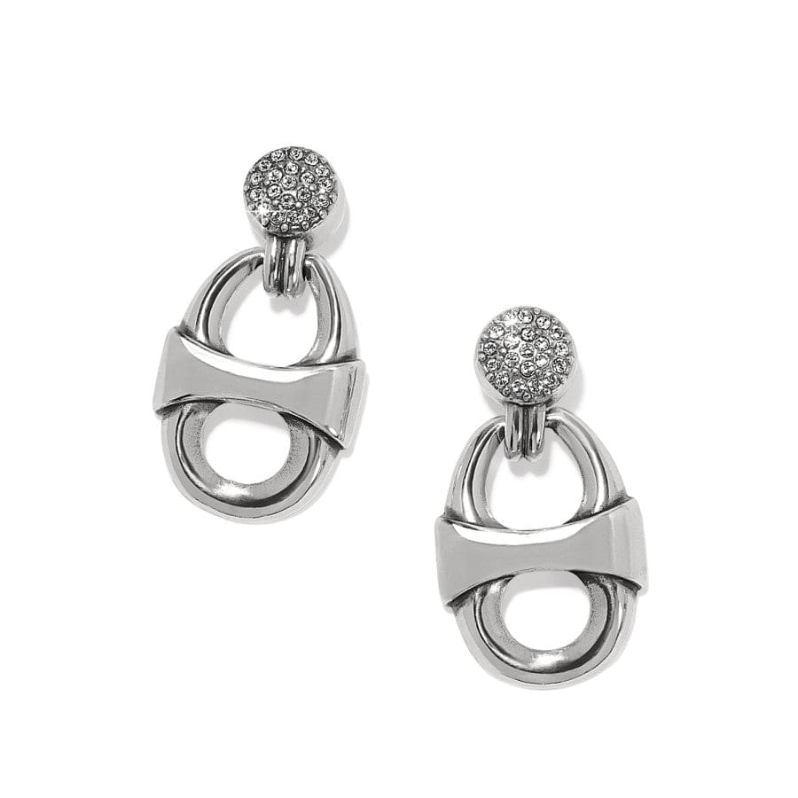 Portofino Sparkle Drop Post Earrings silver 1