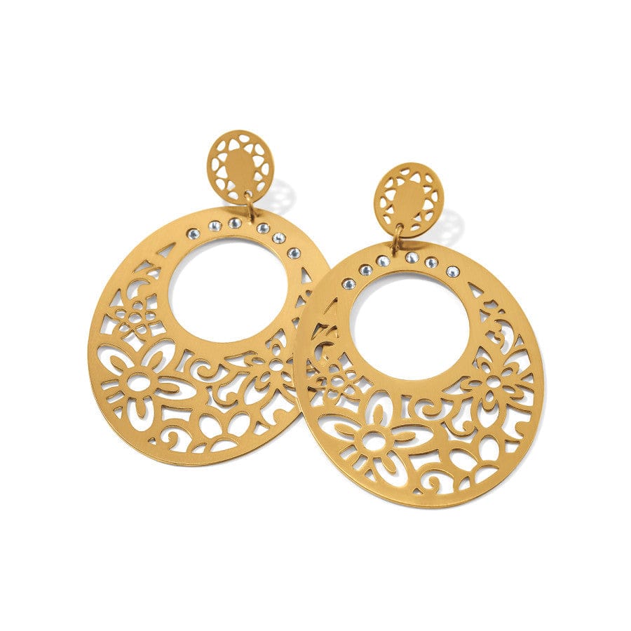 Posh Garden Post Drop Earrings gold 6