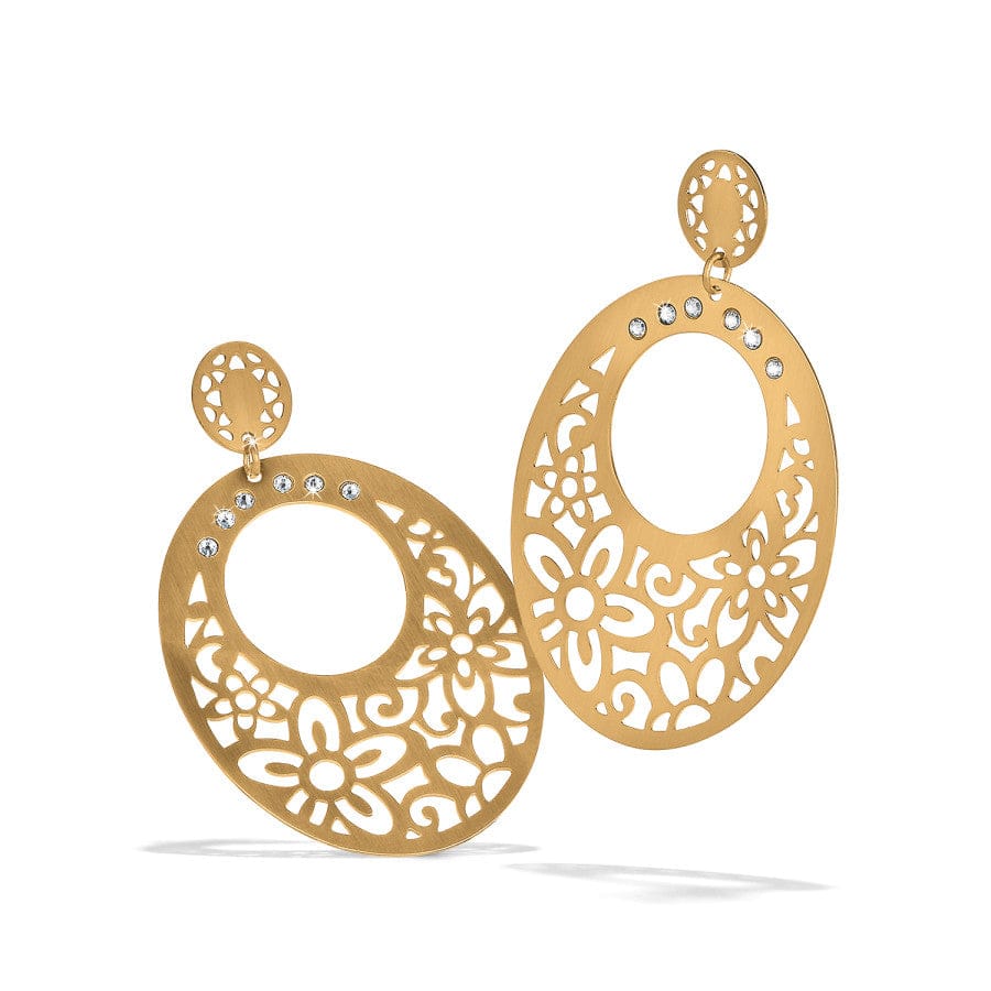 Posh Garden Post Drop Earrings gold 7