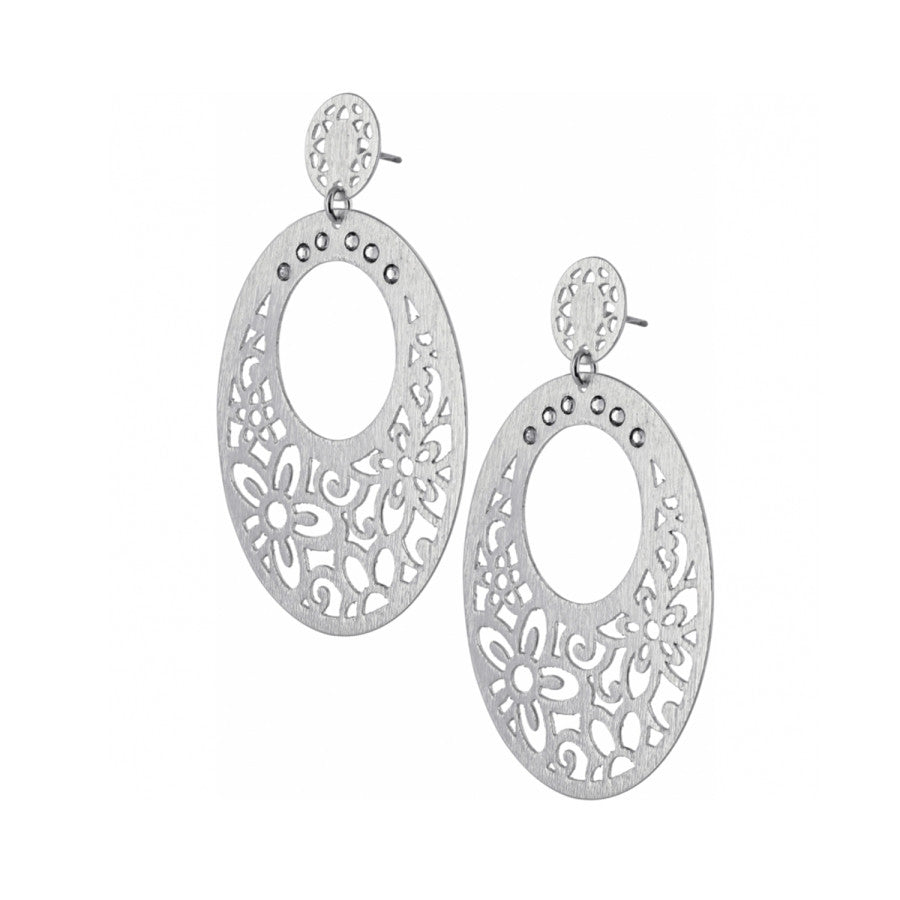 Posh Garden Post Drop Earrings silver 2