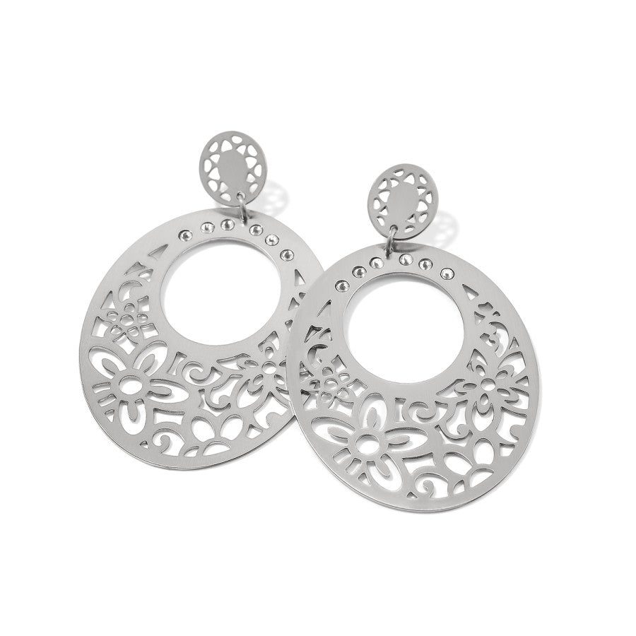 Posh Garden Post Drop Earrings silver 3