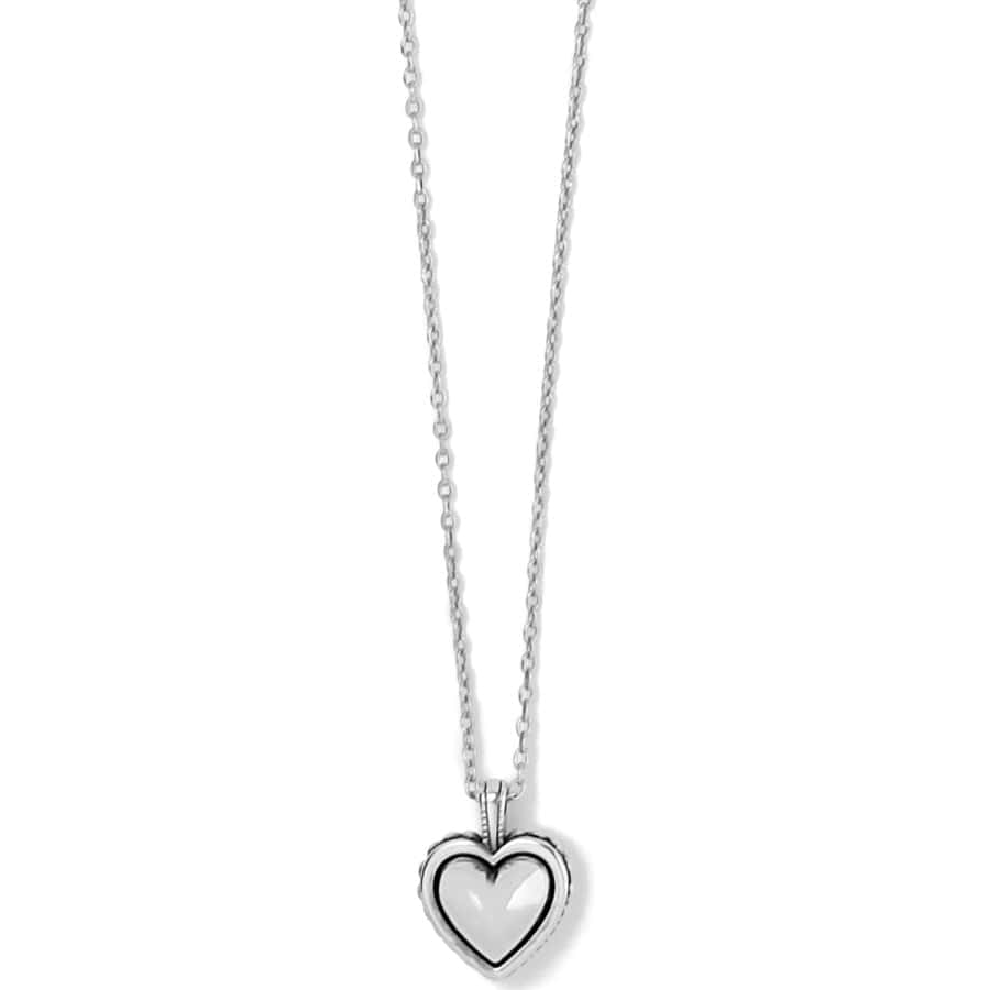Pretty Tough Bold Heart Petite Necklace silver 1