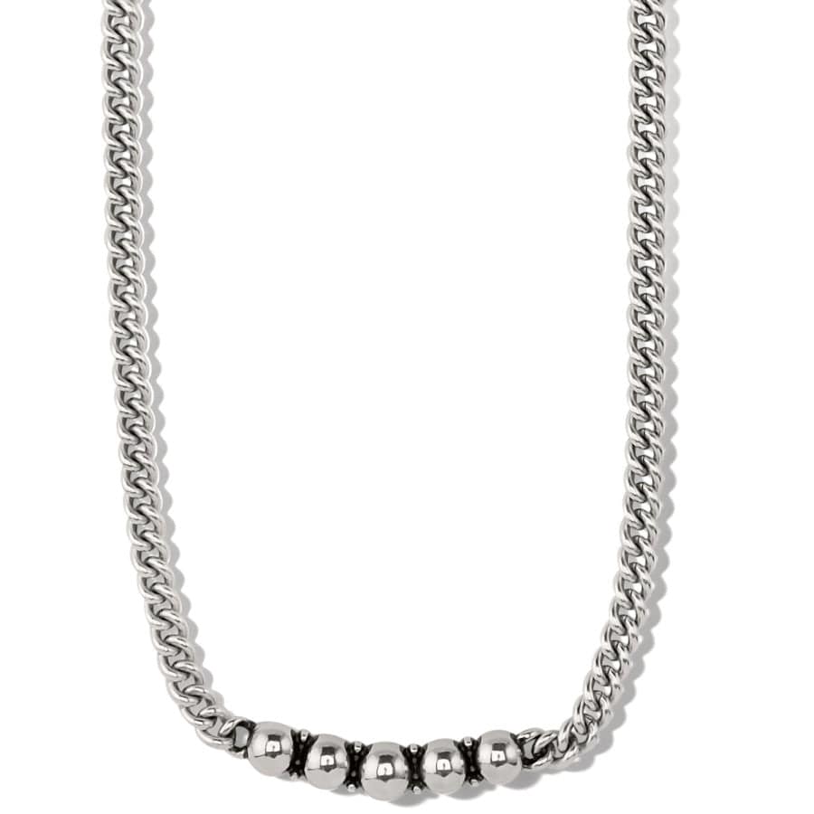 Pretty Tough Chain Collar Necklace silver 1