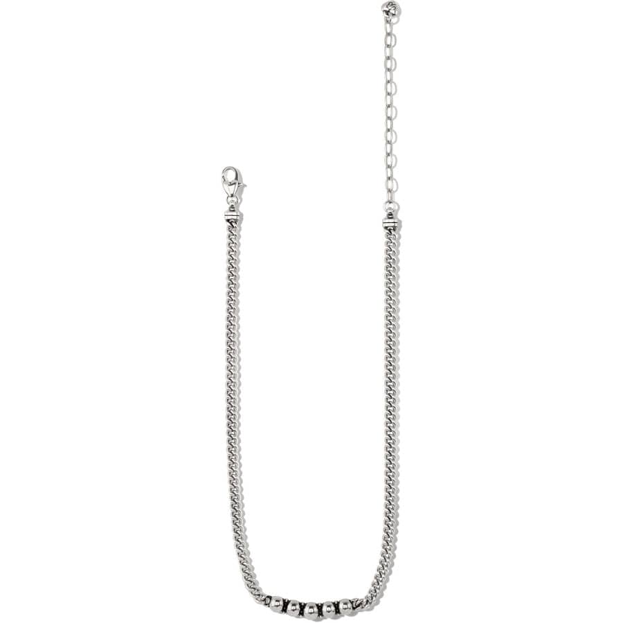 Pretty Tough Chain Collar Necklace silver 2