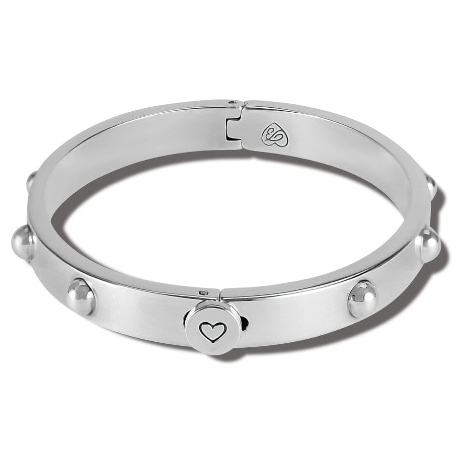 Pretty Tough Groove Hinged Bangle silver 3