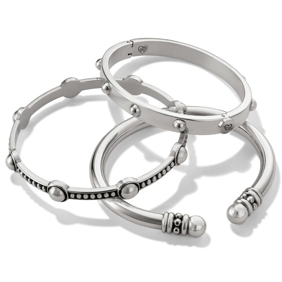 Pretty Tough Groove Hinged Bangle silver 4