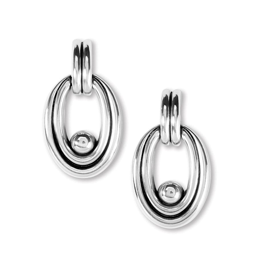 Pretty Tough Groove Post Drop Earrings silver 1