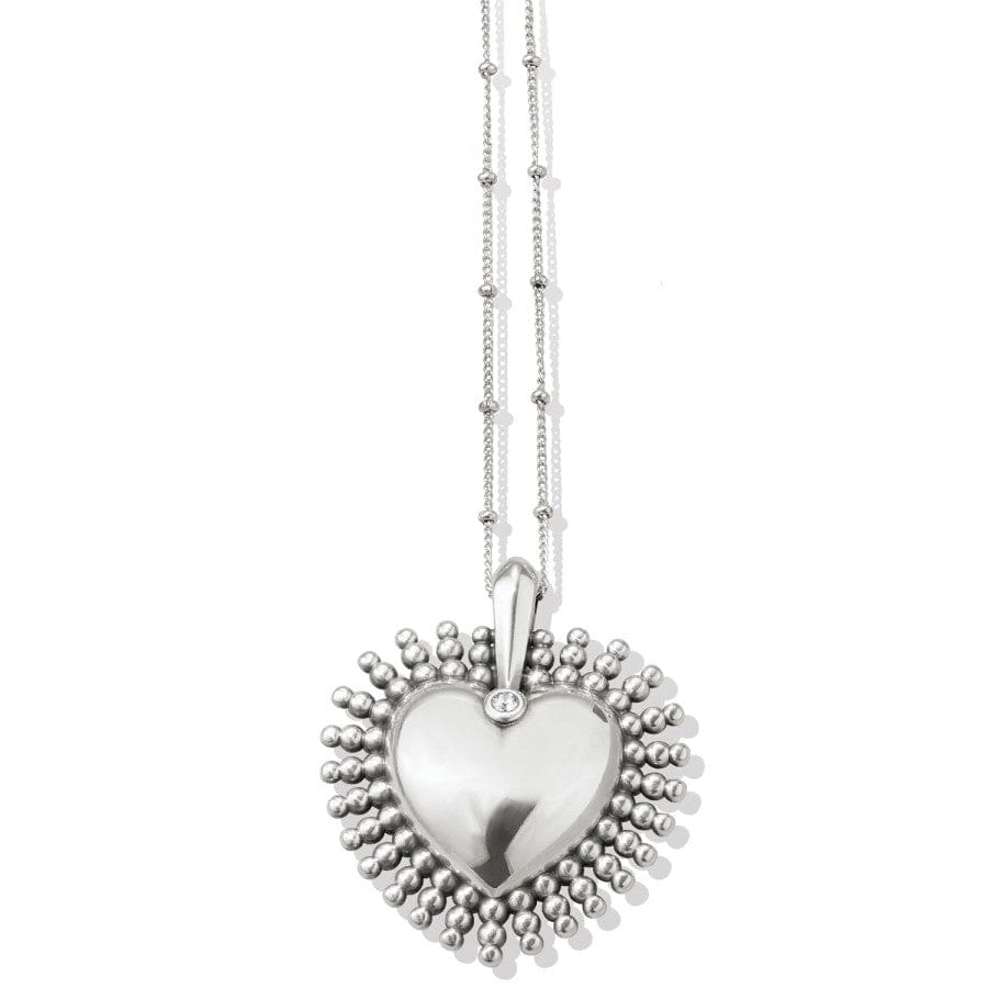 Pretty Tough Heart Necklace silver 1