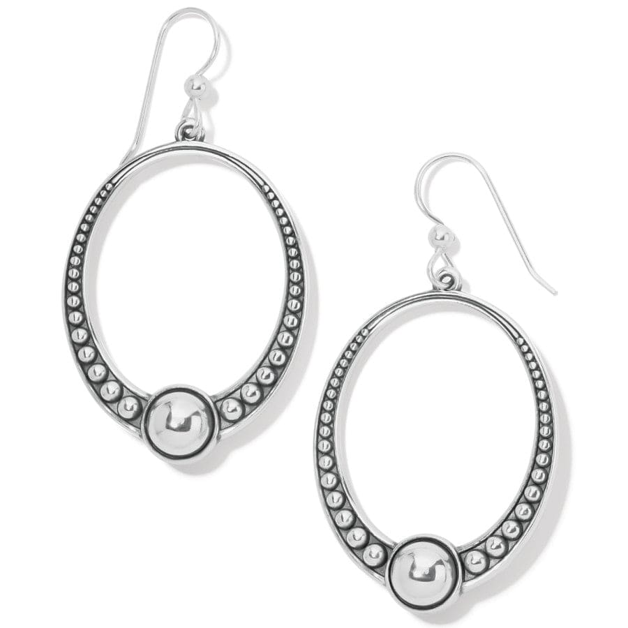Pretty Tough Oval French Wire Earrings silver 2