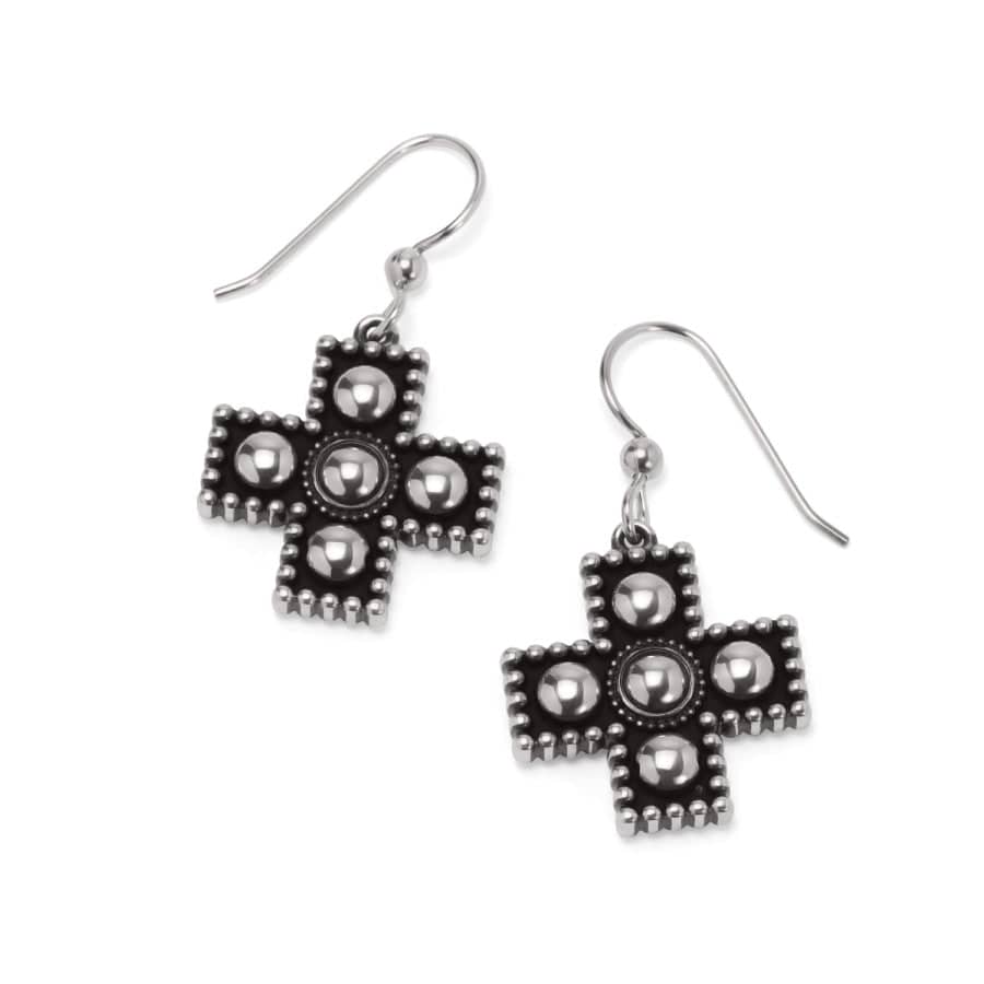 Pretty Tough Small Cross Earrings silver 1