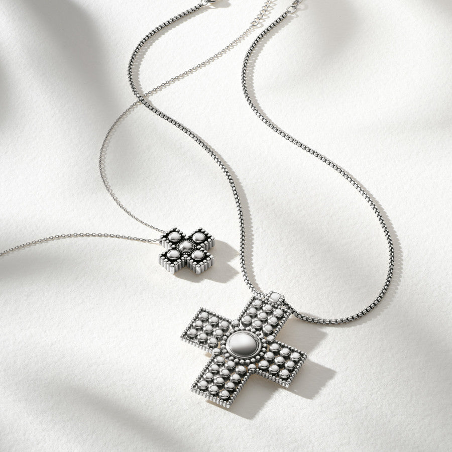 Pretty Tough Small Cross Necklace silver 3