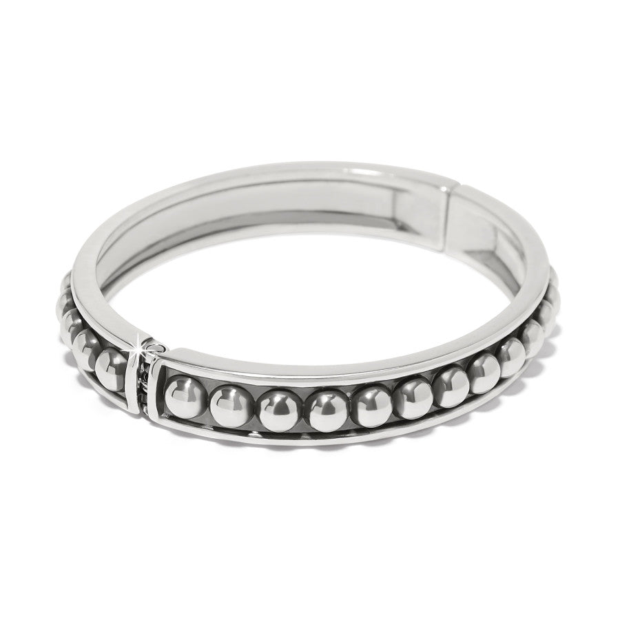 Pretty Tough Stud Hinged Bangle silver 2