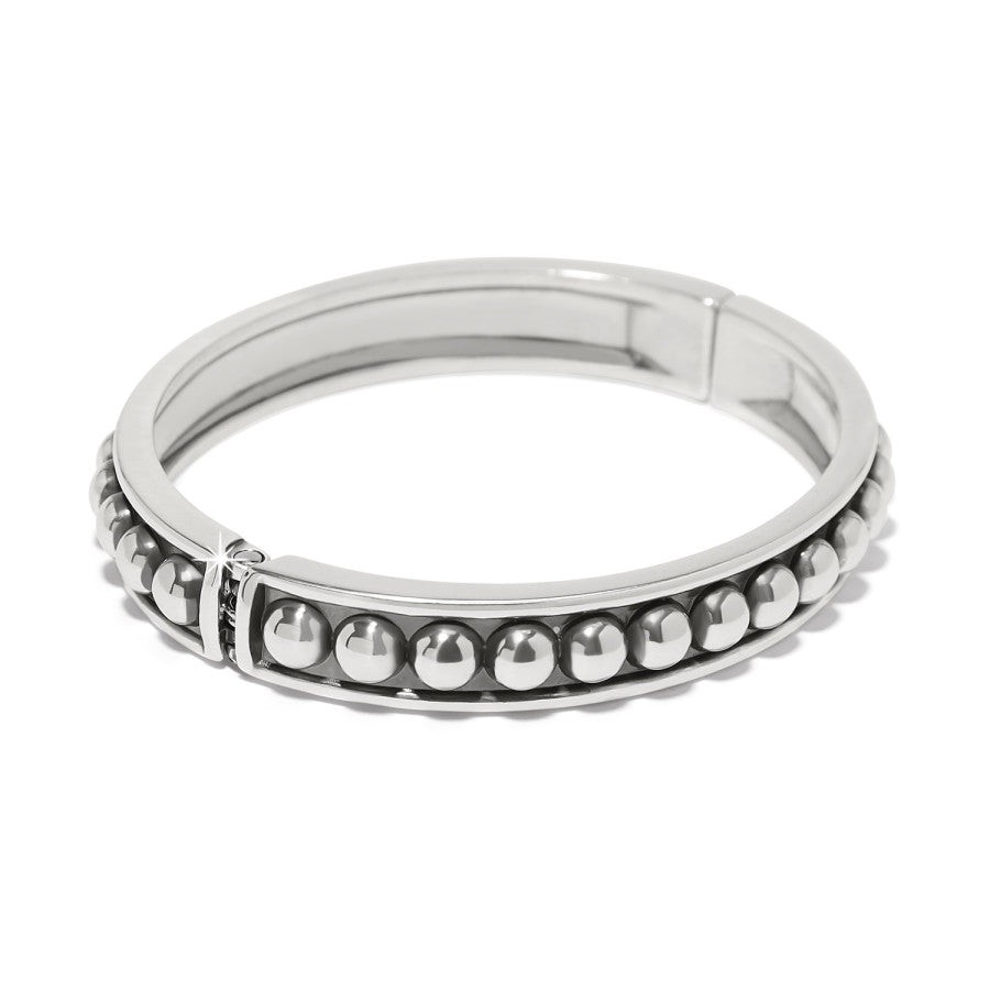 Pretty Tough Stud Hinged Bangle silver 2