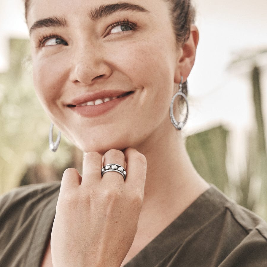 Pretty Tough Stud Ring silver 4
