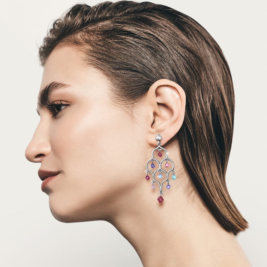 Prism Lights Amethyst Post Drop Earrings